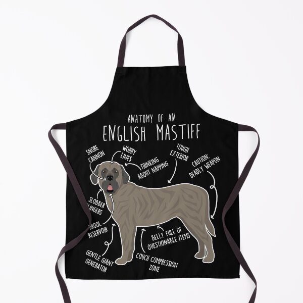 Item preview, Brindle English Mastiff Dog Anatomy designed and sold by Clara Hollins.