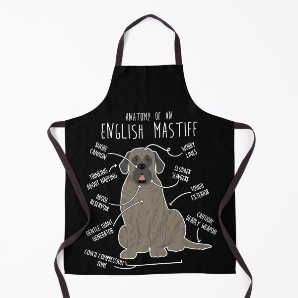 Item preview, Brindle English Mastiff Dog Anatomy designed and sold by Clara Hollins.