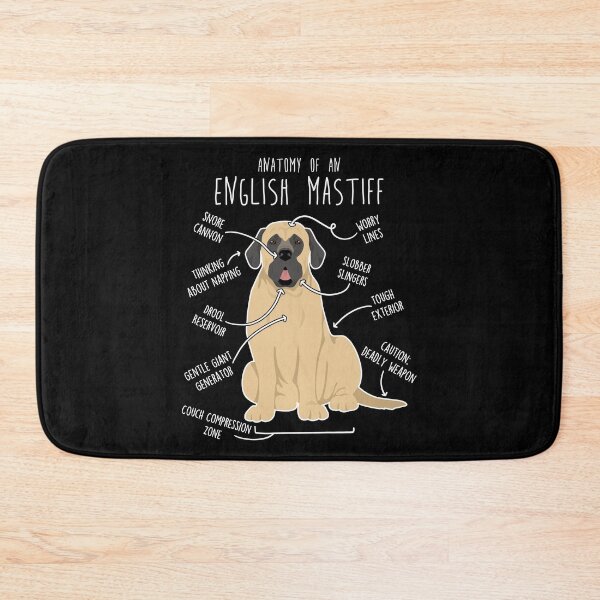 Item preview, English Mastiff Dog Anatomy designed and sold by Clara Hollins.