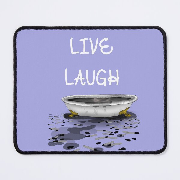 Item preview, "Live, Laugh, Marker Bath" Funny Meme Internet Reference Graphic (Purple) designed and sold by BluOddities.