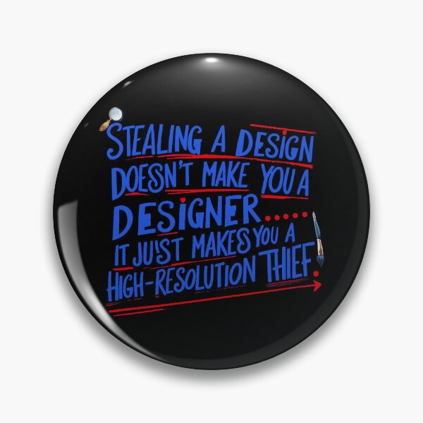 Item preview, Stealing a design doesn’t make you a designer... it just makes you a high-resolution thief designed and sold by Mohamedeinoo.