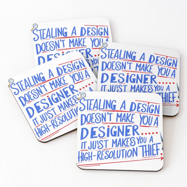 Item preview, Stealing a design doesn’t make you a designer... it just makes you a high-resolution thief designed and sold by Mohamedeinoo.