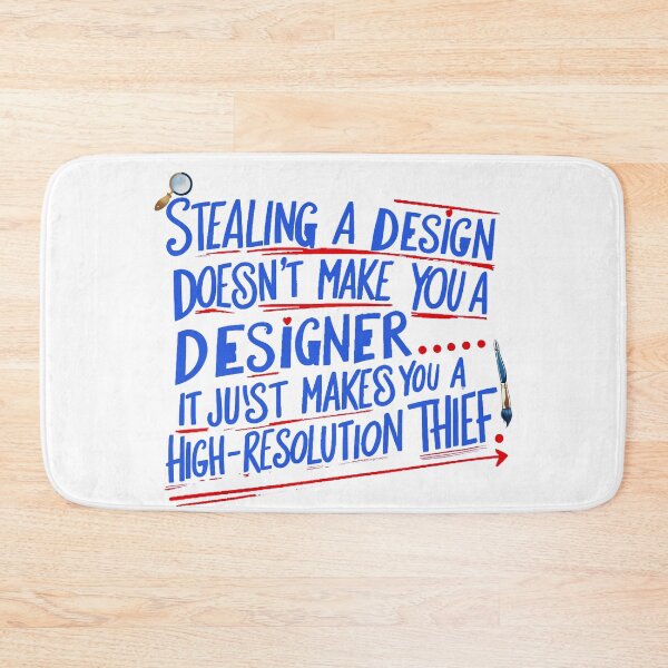 Item preview, Stealing a design doesn’t make you a designer... it just makes you a high-resolution thief designed and sold by Mohamedeinoo.