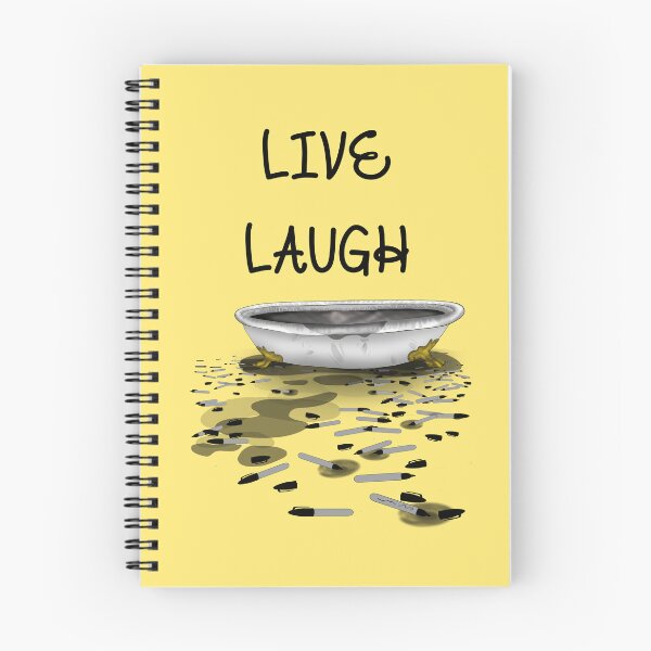 Item preview, "Live, Laugh, Marker Bath" Funny Meme Internet Reference Graphic (Yellow) designed and sold by BluOddities.