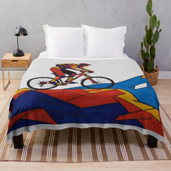 Item preview, Geometric Mountain Biker Adventure designed and sold by KiwiRider.