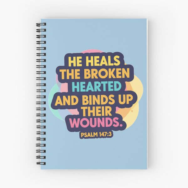 Item preview, He Heals the Broken Hearted designed and sold by AnTartstudios.