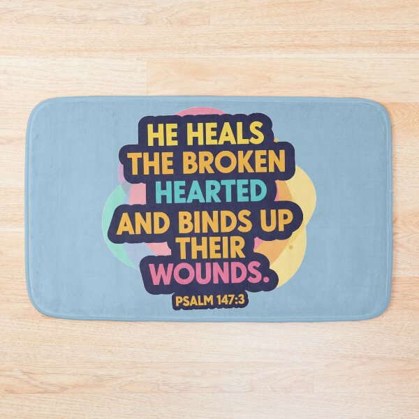 Item preview, He Heals the Broken Hearted designed and sold by AnTartstudios.