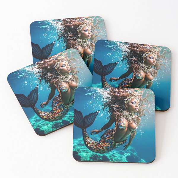 Item preview, Black Galaxy Mermaid designed and sold by ABlackGalaxy.