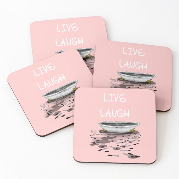Item preview, "Live, Laugh, Marker Bath" Funny Meme Internet Reference Graphic (Pink) designed and sold by BluOddities.