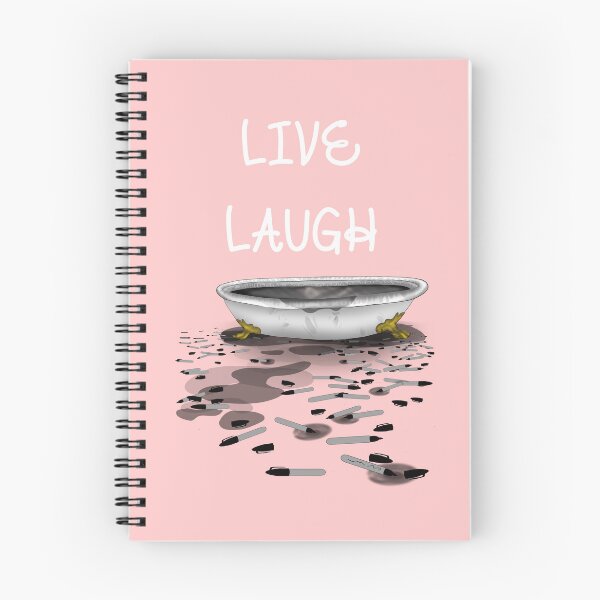 Item preview, "Live, Laugh, Marker Bath" Funny Meme Internet Reference Graphic (Pink) designed and sold by BluOddities.