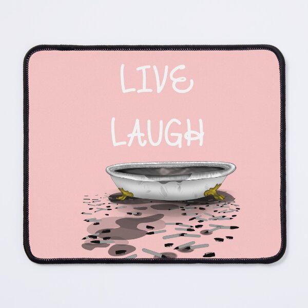 Item preview, "Live, Laugh, Marker Bath" Funny Meme Internet Reference Graphic (Pink) designed and sold by BluOddities.
