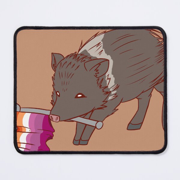 Item preview, Pride Desert Javelina Lesbian Flag designed and sold by kelsmister.