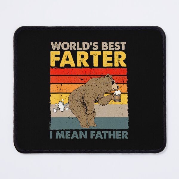 Item preview, Bear World Best Farter I Mean Father Bear Drinking Beer designed and sold by Arfurneauxt.