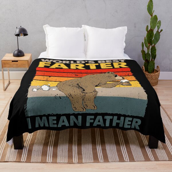 Item preview, Bear World Best Farter I Mean Father Bear Drinking Beer designed and sold by Arfurneauxt.