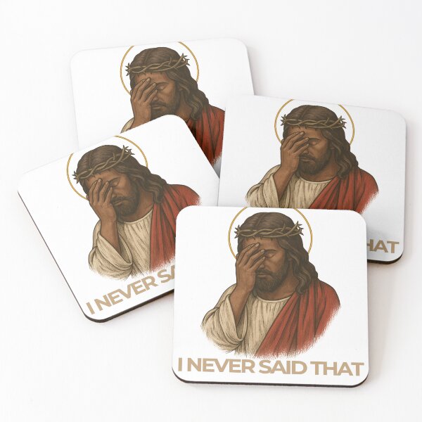 Item preview, I Never Said That, Funny Jesus Quote Sticker designed and sold by AshleyJaneCo.
