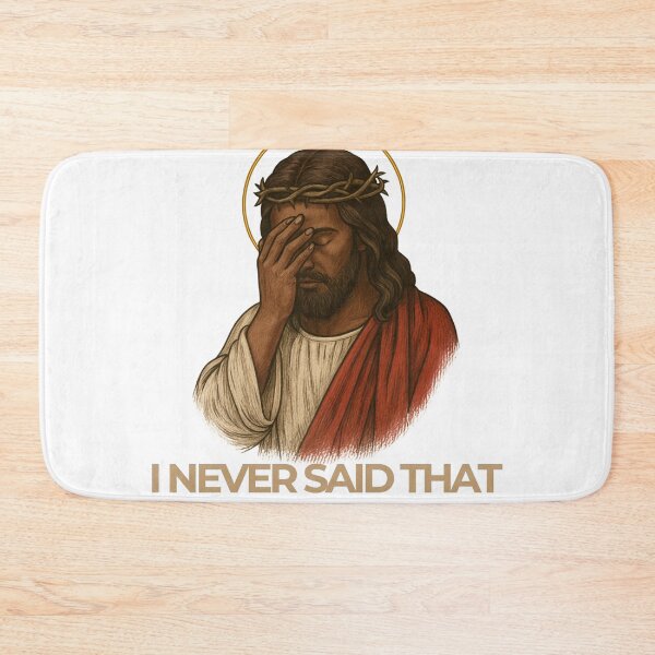 Item preview, I Never Said That, Funny Jesus Quote Sticker designed and sold by AshleyJaneCo.