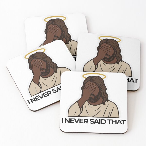 Item preview, I Never Said That, Funny Jesus Quote Sticker designed and sold by AshleyJaneCo.