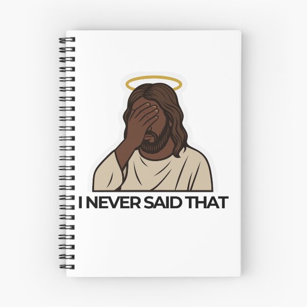 Item preview, I Never Said That, Funny Jesus Quote Sticker designed and sold by AshleyJaneCo.