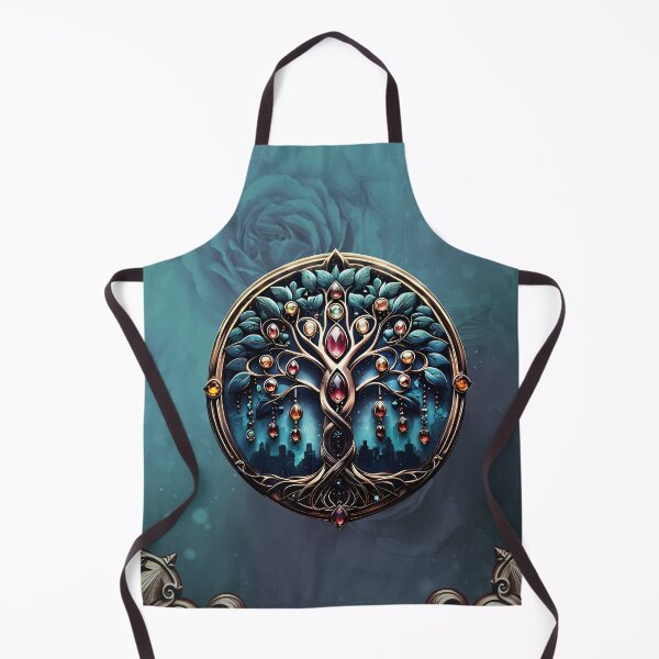 Item preview, City in the shadow of the luxurious tree of life designed and sold by nicky2342.