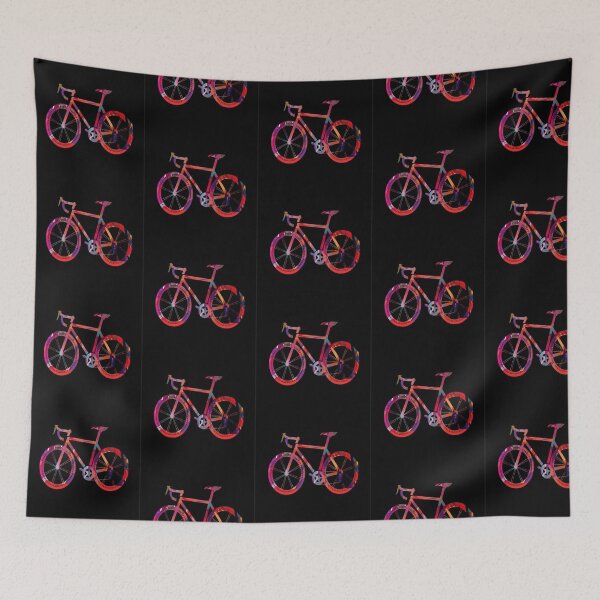 Item preview, handrawn of abstract bicycle colorful drawing designed and sold by NivyasArtistry.