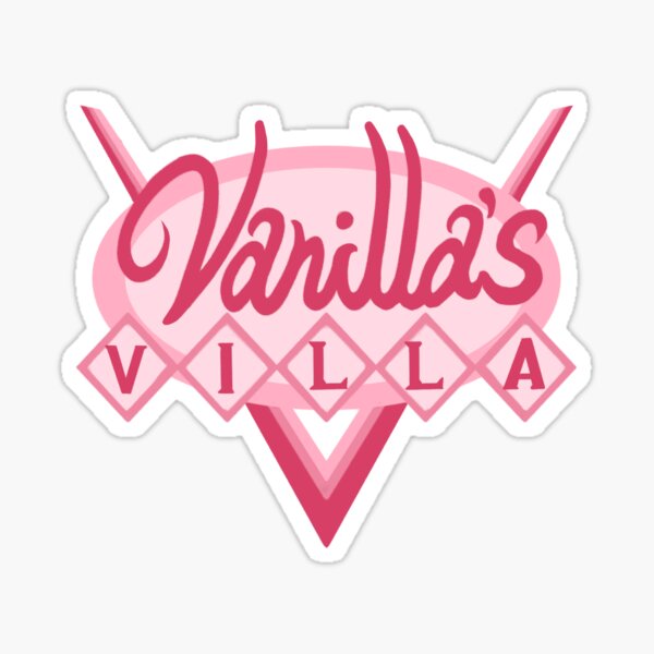 Item preview, Vanilla's Villa (Vanillamace fan logo) designed and sold by TotoBearArt.
