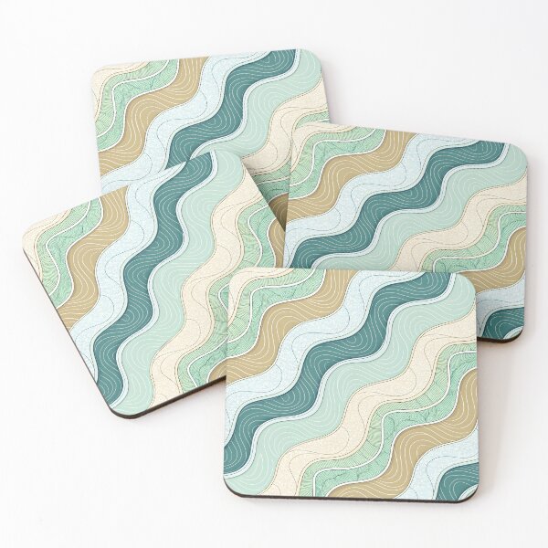 Item preview, Beach wave pattern designed and sold by trendspatterns.