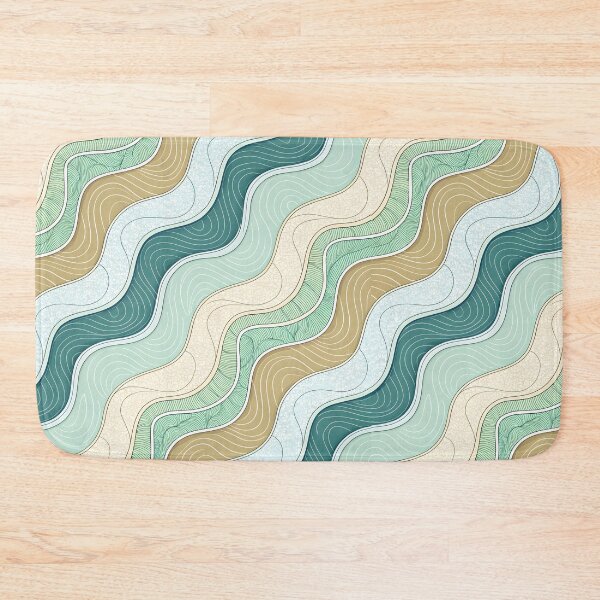 Item preview, Beach wave pattern designed and sold by trendspatterns.