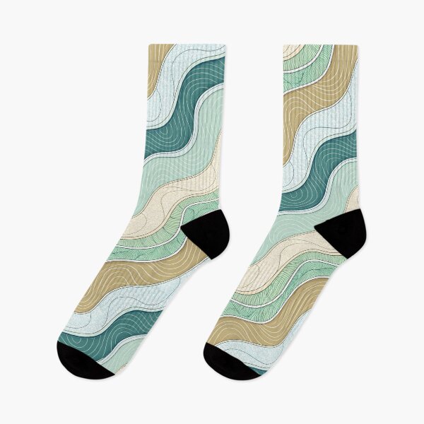 Item preview, Beach wave pattern designed and sold by trendspatterns.