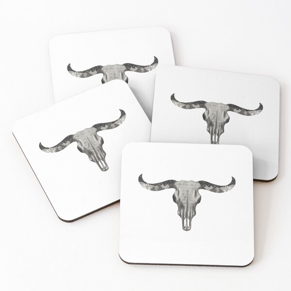 Item preview, Wild West bull skull  designed and sold by pinkyfish1010.