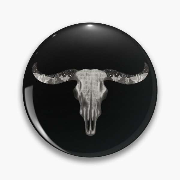 Item preview, Wild West bull skull  designed and sold by pinkyfish1010.