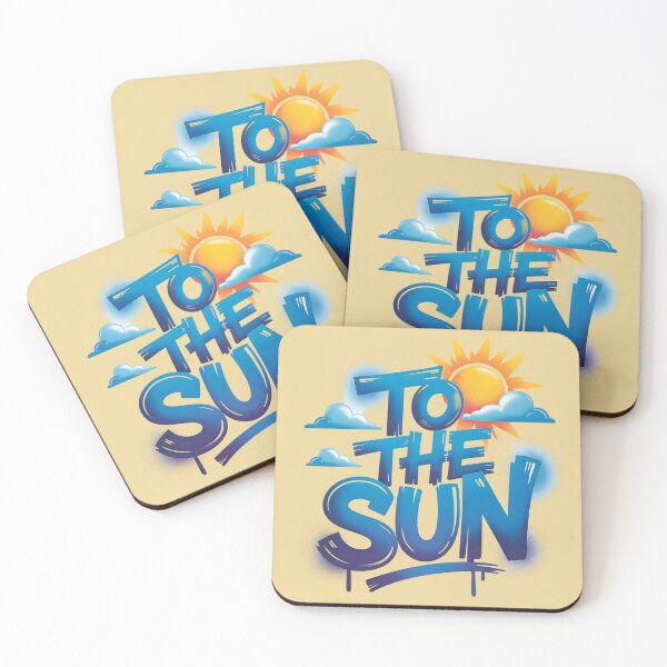 Item preview, To The Sun Vacation Season Positive Thinking Graffiti designed and sold by SurrealArtSzysz.