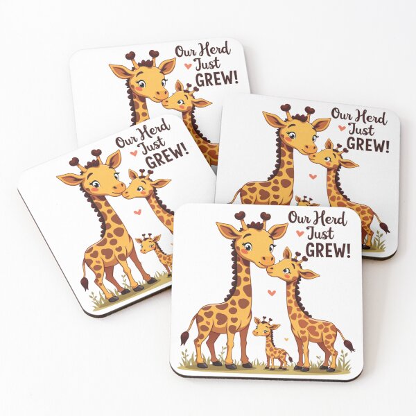 Item preview, Our Herd Just Grew Design | Adorable Family Expansion Announcement | New Baby or Member Arrival Graphic | Wholesome Growing Family Vibes | Cute Animal designed and sold by PaintedPixels01.