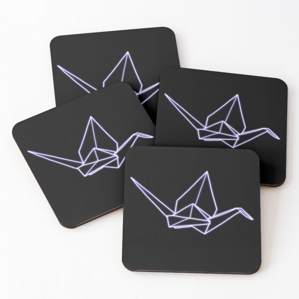 Item preview, Paper crane neon purple designed and sold by Itinlea.