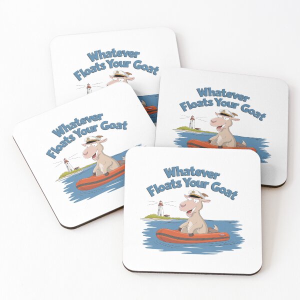 Item preview, animal meme, goat, nautical, ocean, boat, funnyfits70, Humor, Funny, retro, vintage, funny quotes, animal humor, designed and sold by FunnyFits70.