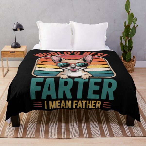 Item preview, Funny Dog Dad World Best Farter I Mean Father designed and sold by Arfurneauxt.