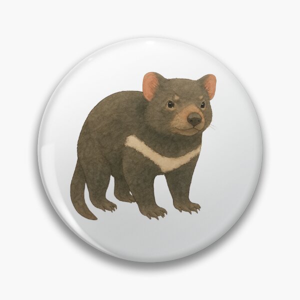 Item preview, Tasmanian Devil Watercolour – Aussie Wildlife Art designed and sold by DeadsetAussie.