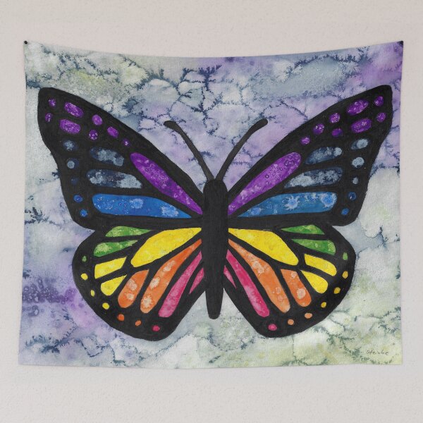 Item preview, Colorful chakra butterfly designed and sold by Sandra  Steinke.