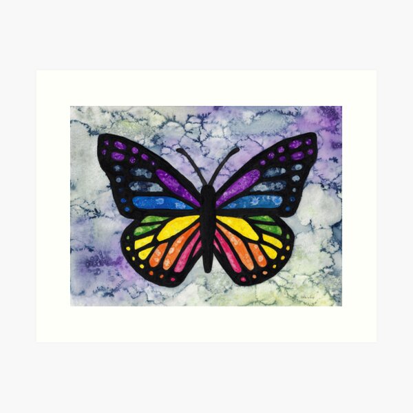 Item preview, Colorful chakra butterfly designed and sold by Sandra  Steinke.