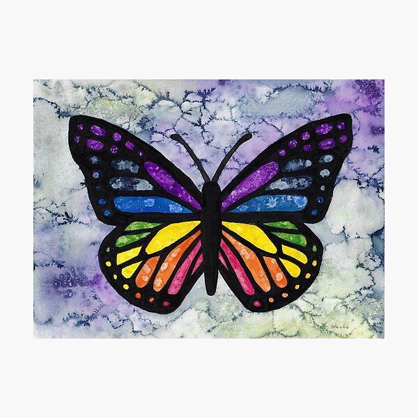 Item preview, Colorful chakra butterfly designed and sold by Sandra  Steinke.
