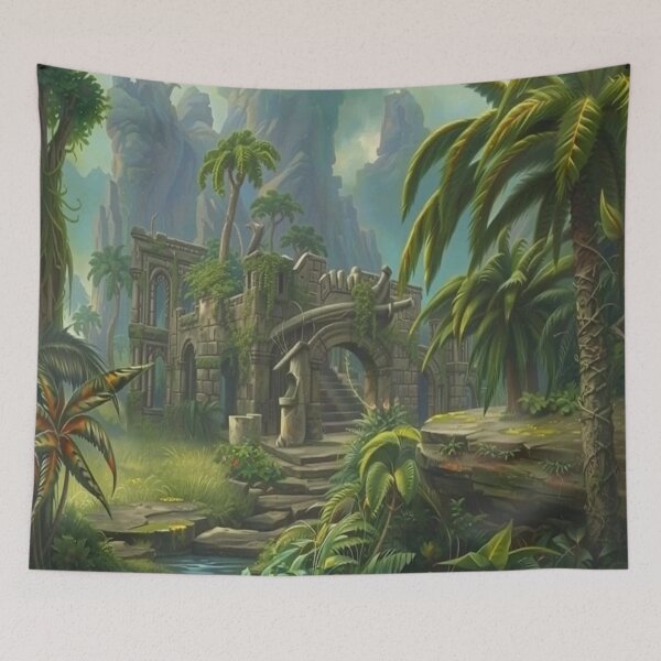 Item preview, Jungle Ruins designed and sold by Korral.