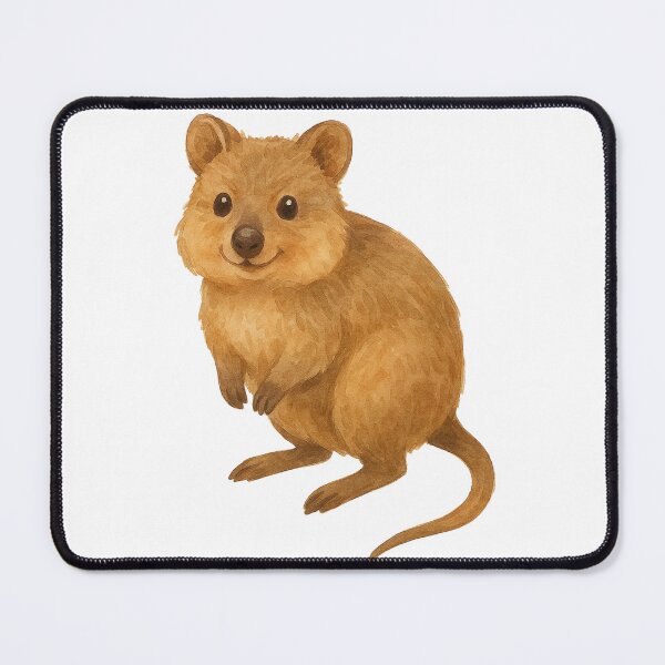 Item preview, Smiling Quokka Watercolour – Aussie Animal Art designed and sold by DeadsetAussie.