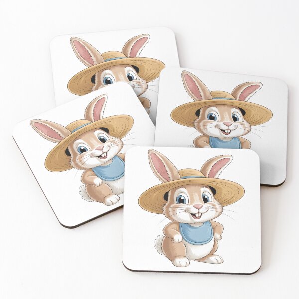 Item preview, A cute bunny rabbit with a stylish hat on. designed and sold by Joseph Hail.