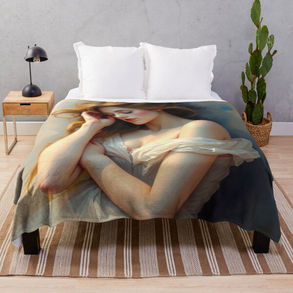 Item preview, Sleeping beauty - An minimalistic oil on canvas- blonde designed and sold by UmagineArts.