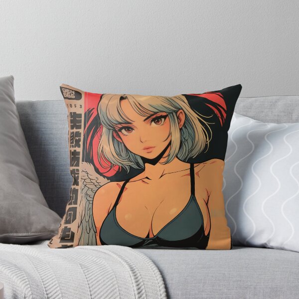 Item preview, female angel with white hair 4 designed and sold by BOZGO.