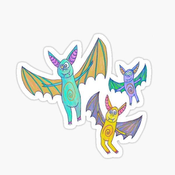 Aperçu de l'œuvre 3 petites chauves-souris créée et vendue par feralcircus.