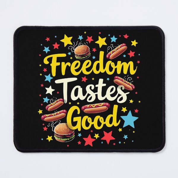 Item preview, Freedom Tastes Good T-Shirt – Funny 4th of July BBQ Patriotic Food Design designed and sold by FestivityFinds.