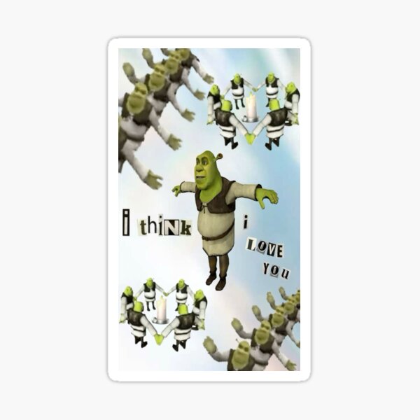 Shrek love Sticker