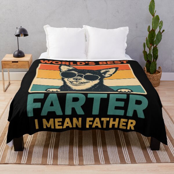 Item preview, World Best Farter I Mean Father Fathers Day Funny Dad Dog Retro designed and sold by Arfurneauxt.