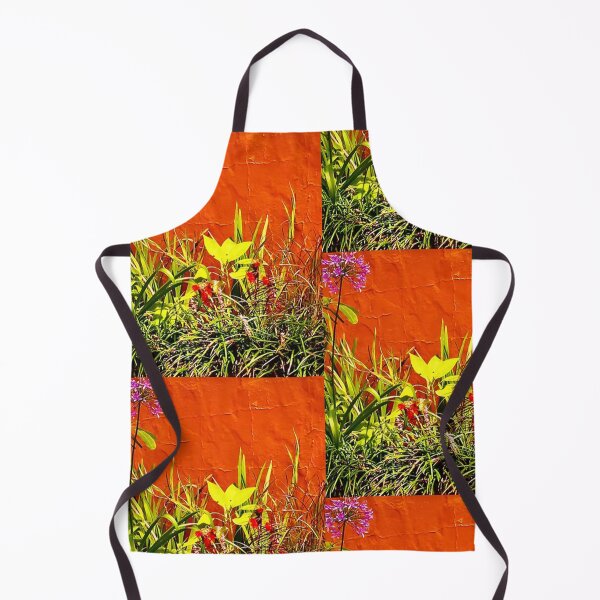 Item preview, Flower Garden against a red wall designed and sold by ROSENDE ART HOUSE.