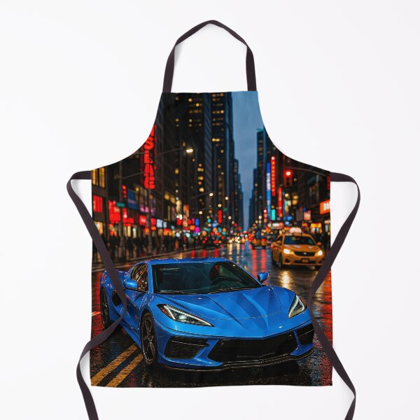 Item preview, Exotic Sports Car Surrounded By Skyscrapers And City Lights designed and sold by RevUpDesign.